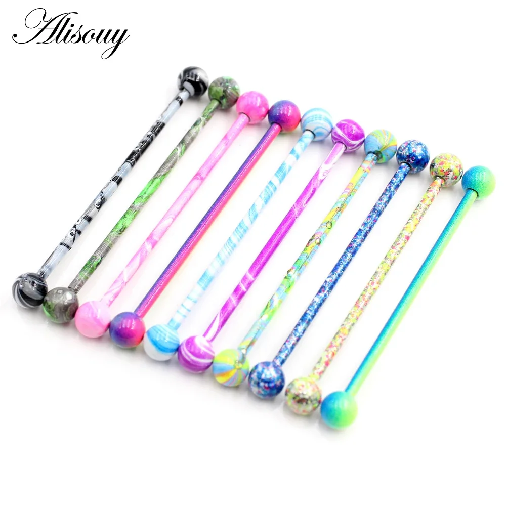 Industrial Barbell Long - Alisouy 2 шт. длинные прямые шариковые