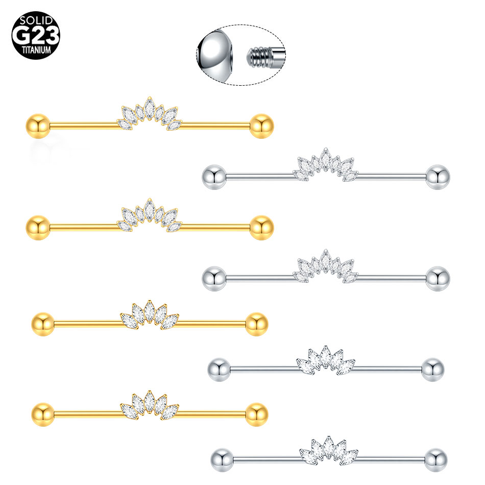 Industrial Barbell Long - 1/5 шт. титан 14 г CZ