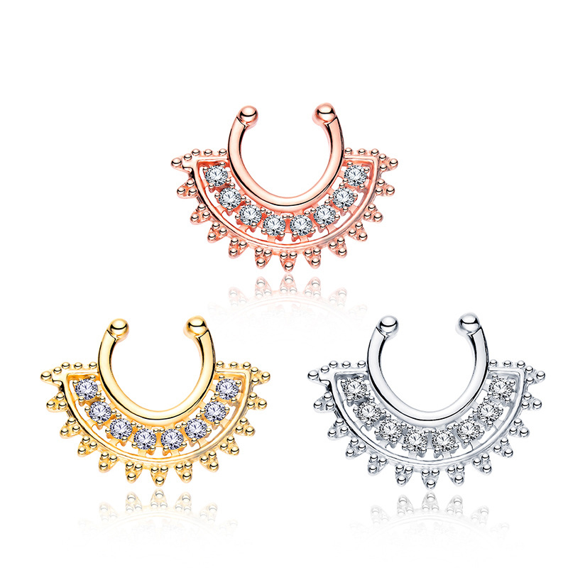 Body Jewelry Types - 1 шт. U-образный поддельный кликер для