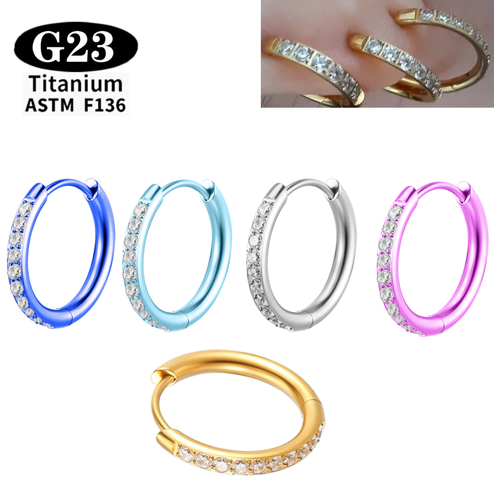 Body Jewelry Quality - Титановое кольцо ASTM F136 G23 с