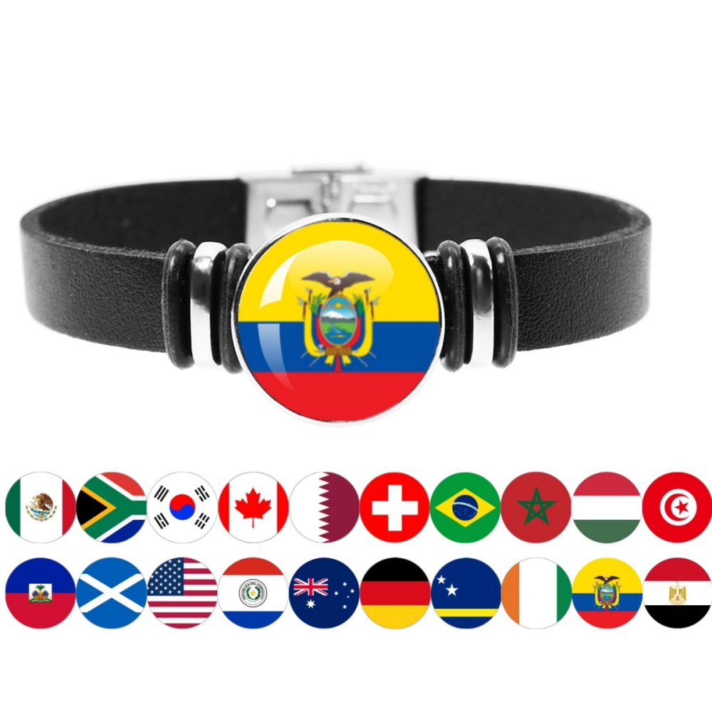 Body Jewelry Australia - Браслет с национальным флагом, швейцарский Мексика,