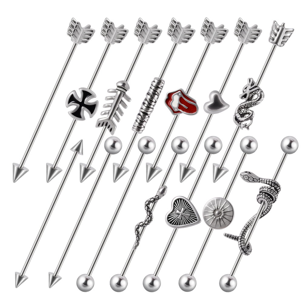 Industrial Barbell Long - 1 шт., мужские промышленные штанги из
