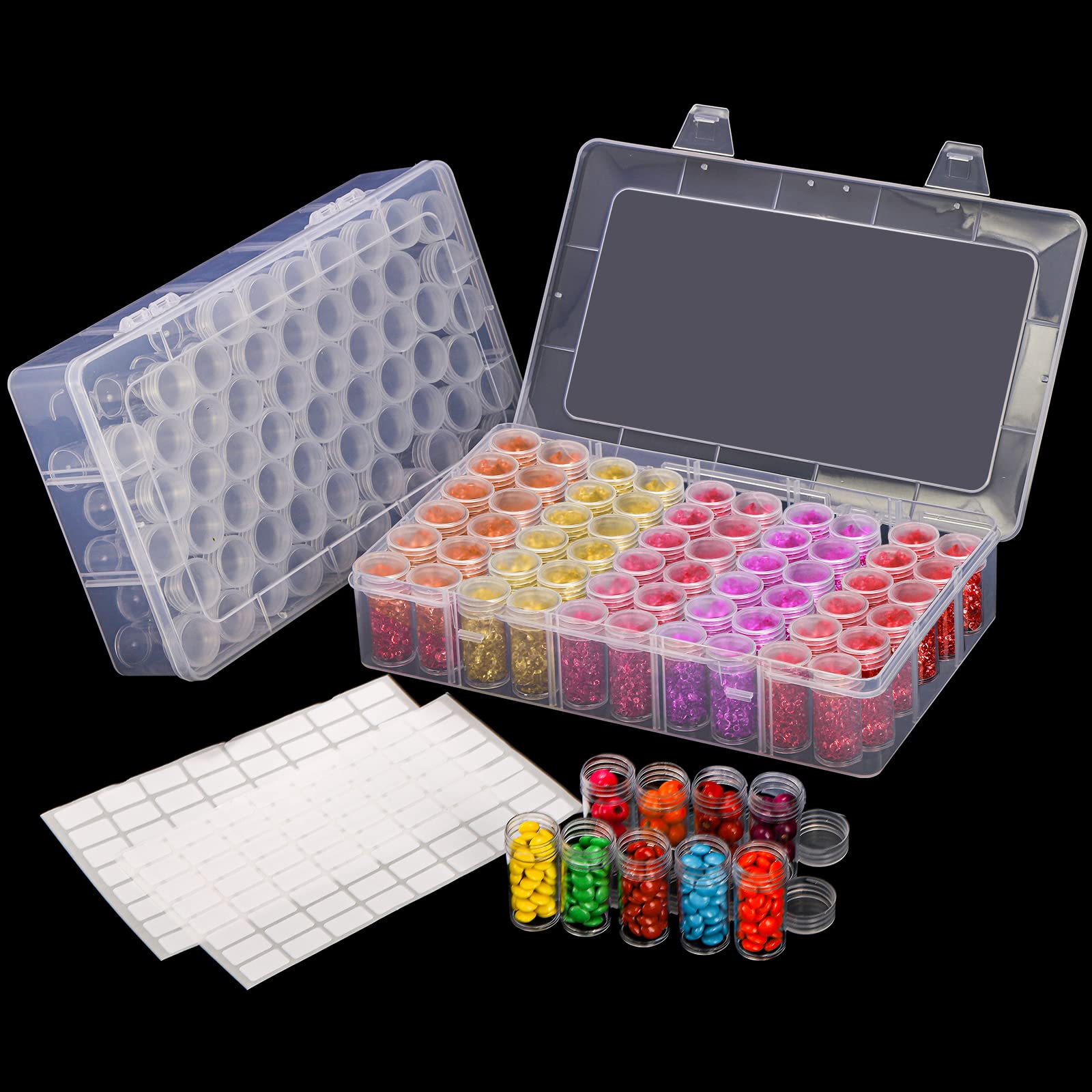 Body Jewelry Organizer - 1 шт. пластиковый органайзер на 24/30/38/60