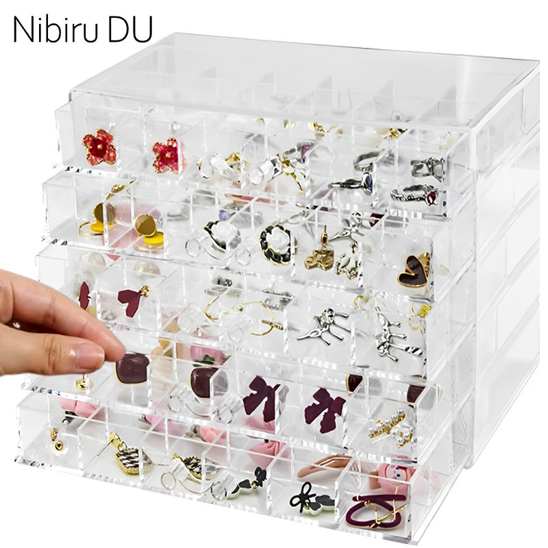 Body Jewelry Organizer - Прозрачный ящик для хранения ювелирных изделий,