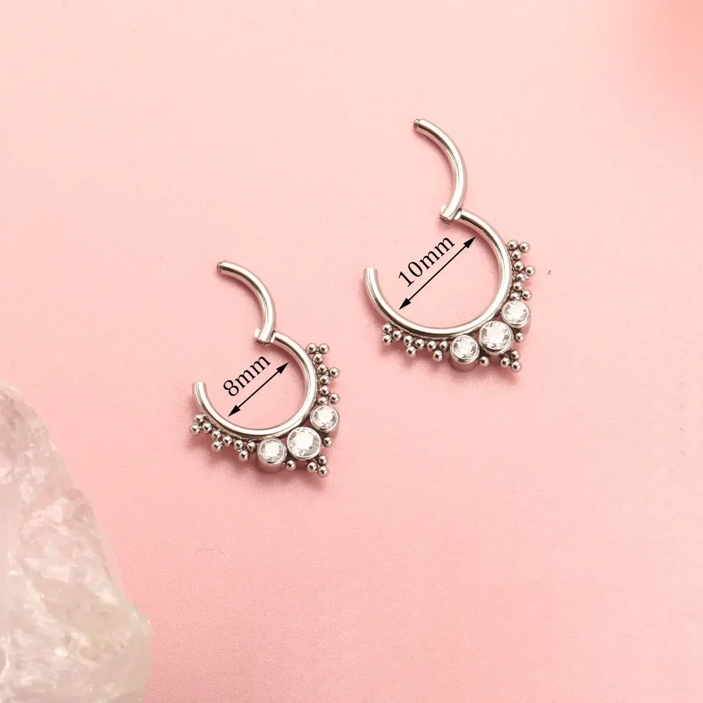 Пирсинг-кольцо для носа/уха из – обзор и цена Body Jewelry Quality