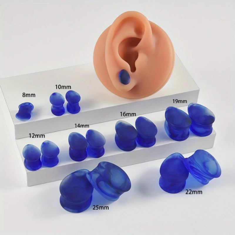 Пара матовых стеклянных дилата – обзор и цена Body Jewelry Types