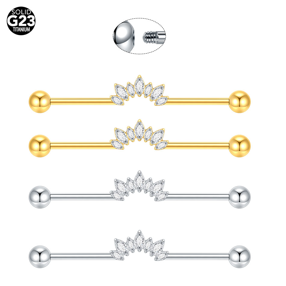 1/5 шт. титан 14 г CZ промышле – обзор и цена Industrial Barbell Long