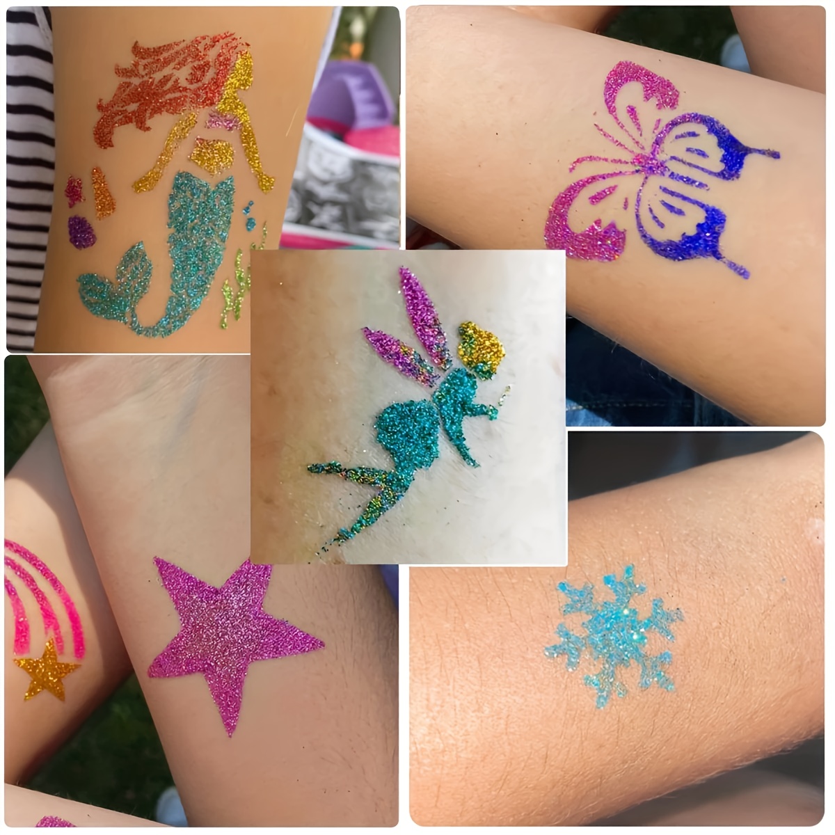DIY Flash Tattoo, 12 цветов бл – обзор и цена Body Jewelry Glue
