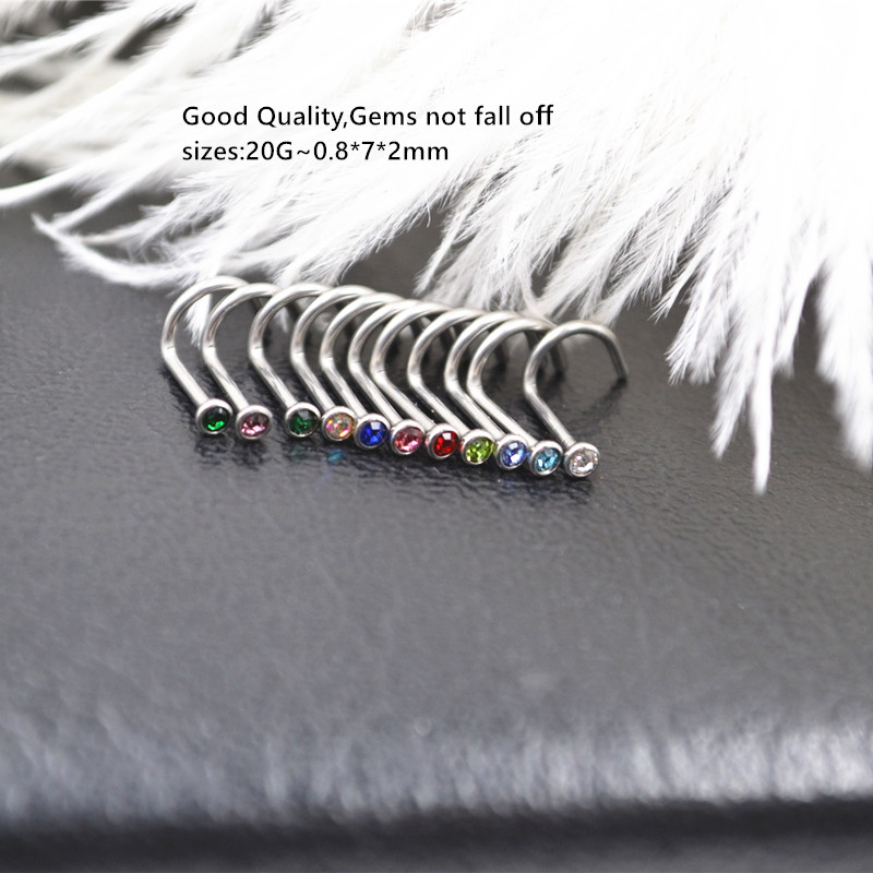 50 шт. 20 гx7x2 мм драгоценные – обзор и цена Body Jewelry Good Quality