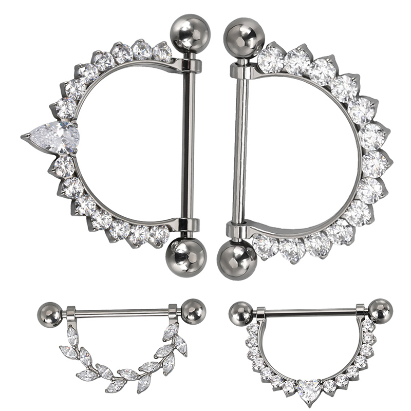 ASTM F136 Титановый PIERC CZ П – обзор и цена Body Jewelry Types