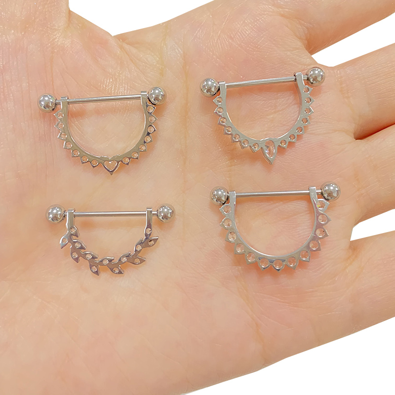 ASTM F136 Титановый PIERC CZ П – обзор и цена Body Jewelry Types
