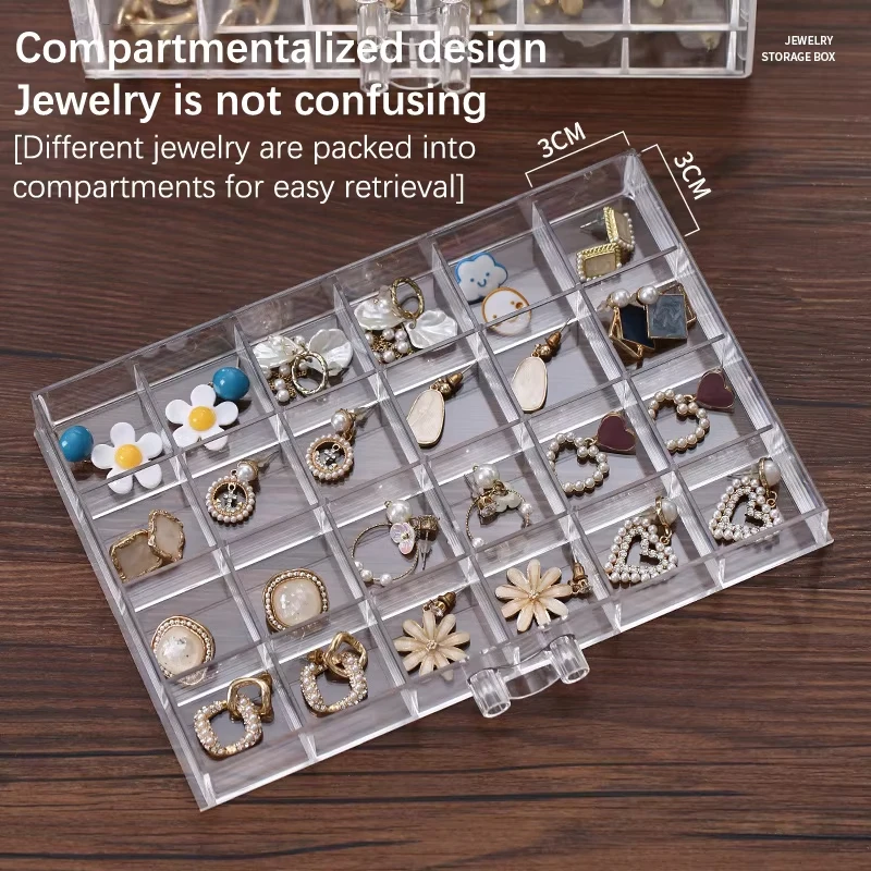 Прозрачный ящик для хранения ю – обзор и цена Body Jewelry Organizer