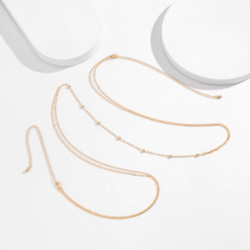 Простое колье-цепочка на грудь – обзор и цена Body Jewelry Sale